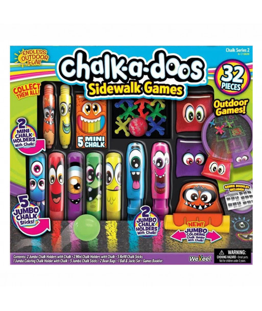 Chalkadoos Sidewalk Games Set