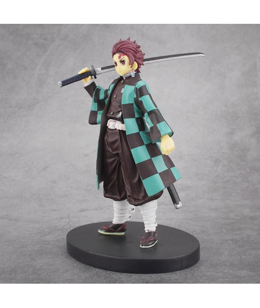 16cm Kimetsu No Yaiba Tanjirou Nezuko Inosuke Demon Slayer Action Figure