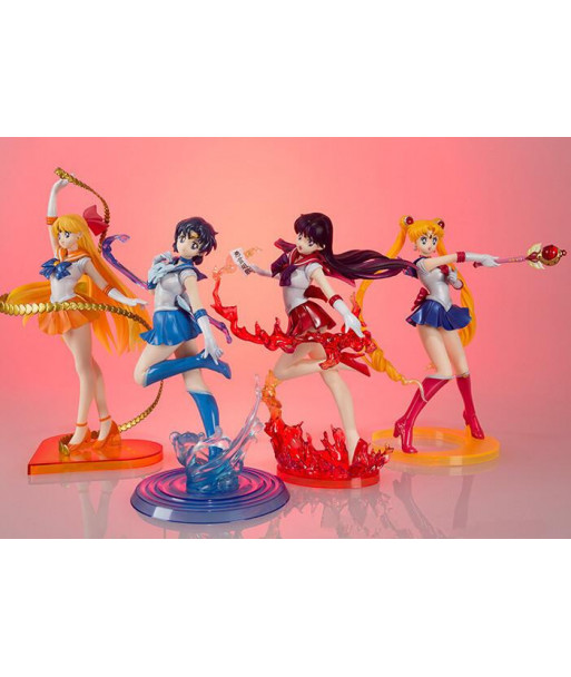 Sailor Moon Figure Figuarts Zero 180mm Sailor Mars Zero Mercury Venus Pvc Sailor Moon Zero Action Figure