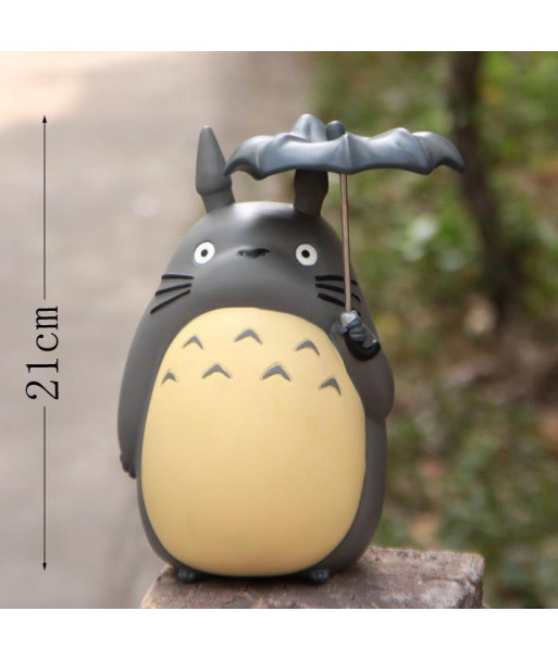 20cm Anime Cartoon Totoro Umbrella Action Figures Pvc Brinquedos Collection Figures Toys For