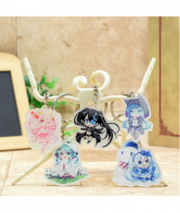 Hatsune Miku Acrylic Keychain Action Figure Pendant Car Key Accessories Cute Japanese Anime Game Collection