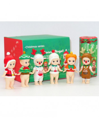 Sonny Angel 6pcs Set Mini Christmas Series Sonny Angel Dolls Pvc Action Figure Collectible Model Toy