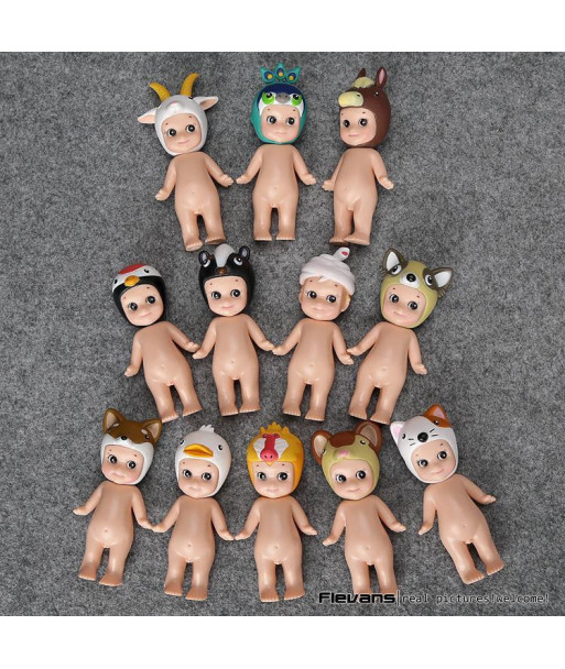 Sonny Angel Mini Figures Animal Series Version 4 Baby Toys Dolls 12pcs Set 8cm