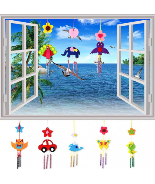 Puzzles Toys For Kids Children Diy Wind Chimes Aeolian Bells Educational Puzzle Toys Craft Kits Ao P