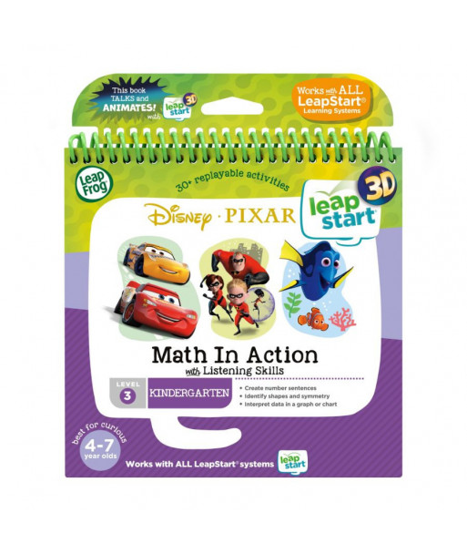 Leapfrog Leapstart 3d Disney Pixar Maths In Action Story Book