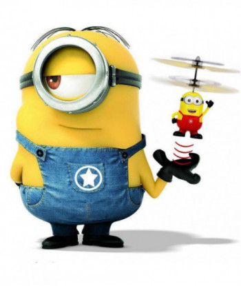 Upgrade Induction Flying Toys Despicable Me5 Minions Remote Control Rc Helicopter Floating Toys Kids