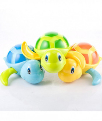 Baby Turtle Woundup Chain Small Animal Toy Bath Toy Wj086