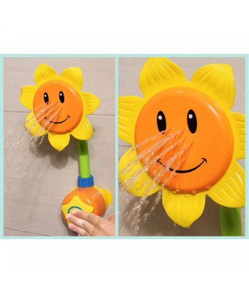 Baby Bath Toy Children Pool Swimming Toys Sunflower Shower Faucet Shower 012 Months Bath Learning Toy