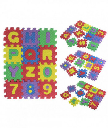 36pcs Baby Child Number Alphabet Eva Puzzle Foam Maths Educational Toy Aug10