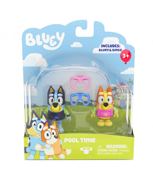 Bluey Mini Figurines 2 Pack Season 2 Pool Time