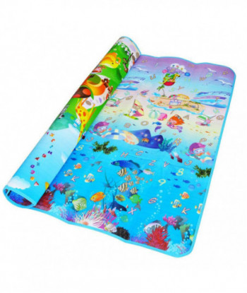 Baby Crawling Puzzle Play Mat Blue Ocean Playmat Eva Foam Kids Toy Children Carpet Outdoor Play Soft