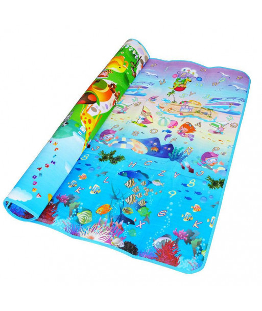 Baby Crawling Puzzle Play Mat Blue Ocean Playmat Eva Foam Kids Toy Children Carpet Outdoor Play Soft