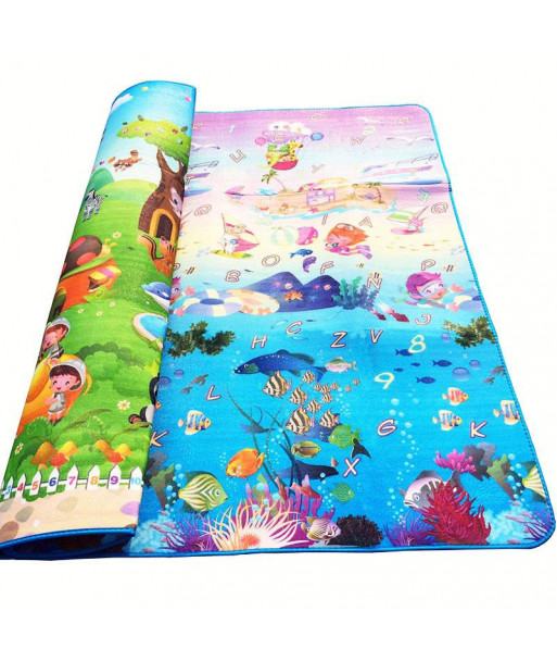 Baby Crawling Mat Sided Pattern Animal Ocean 2 X 1 8m Baby Play Mat Baby Carpet Soft Floor Kids Baby