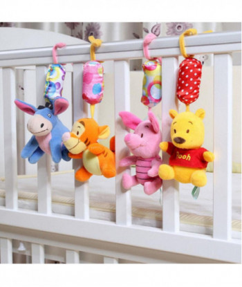 Baby Rattles S Set Born Toys Baby Stroller Toy Winnie Cartoon Baby Bed Rattle Bebe Brinquedo Baby Plush