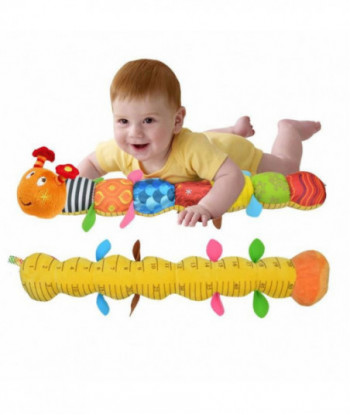 Sozzy Baby Mobile Toys Musical Caterpillar Rattle With Ring Bell Cartoon Animal Plush Toys Early Educational