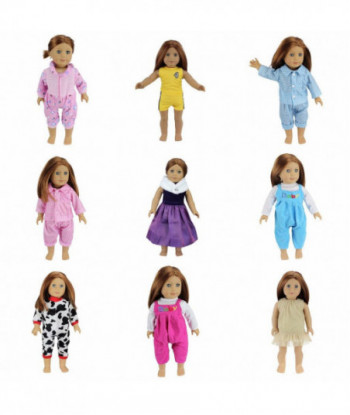 12 Colors American Girl Doll Dress 18 Inch Doll Clothes And Accessories Dresses