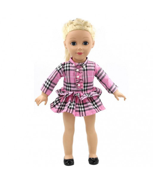 Handmade 18 Inch American Girl Doll Clothes 14 Style Multi Color Skirt Suit Fits 18 Inch American Girl