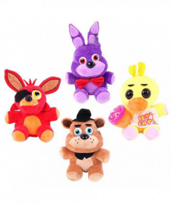 Five Nights At Freddys 4 Kawaii Fnaf World Freddy Fazbear Bear Foxy Bonnie Chica Plush Stuffed Animal