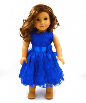 Handmade 15 Colors Princess Dress Doll Clothes For 18 Inch Dolls American Girl Doll Clothes And Accessories