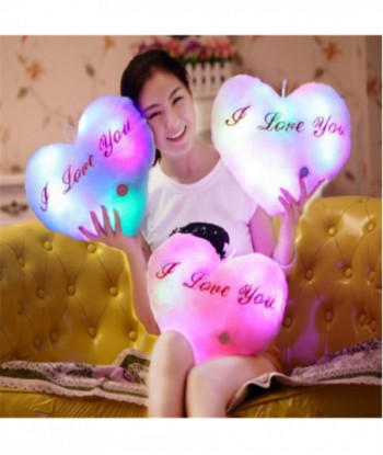 37x30cm Luminous Pillow Toys Led Light Pillow Plush Pillow I Love You Kids Toys Birthday