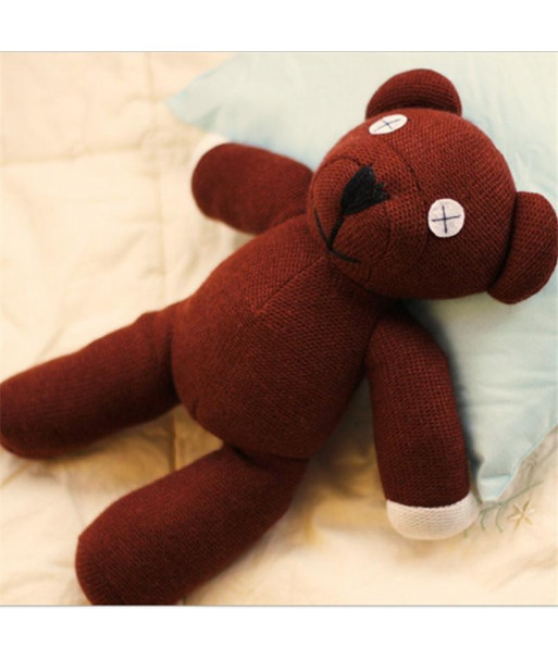 1 Piece 9 23cm Mr Bean Bear Teddy Doll Animal Stuffed Plush Toys Brown Figure Kid Christmas Birthday