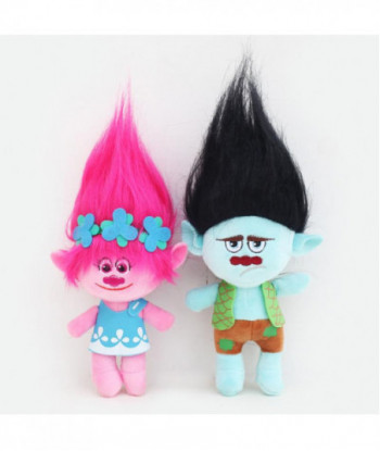 2335cm Movie Trolls Plush Toy Poppy Branch Dream Works Stuffed Cartoon Dolls The Good Luck Trolls Christmas