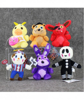 1012cm 6styles Five Nights At Freddys Fnaf Freddy Bear Foxy Bonnie Chica Plush Toys Soft Stuffed Doll