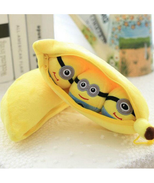 25 Cm Lovely Minions Legume Plush Toys Kids Toys Pillow Cushion Cloth Doll Boy And Girl Birthday Big