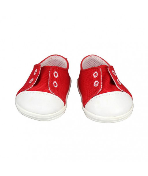 Fashion Red Shoes Fit For 43cm Baby Born Zapf 18 Inch Dolls Accessories