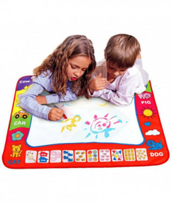 80cm X 60cm Children Aqua Doodle Drawing Toys 1 Painting Mat 2 Water Drawing Pens Childs Water Drawing