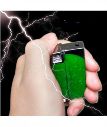 Multifunction Windproof Reuse Lighter Electric Shock Toy Novelty Joke Prank Toys Trick Your Friends