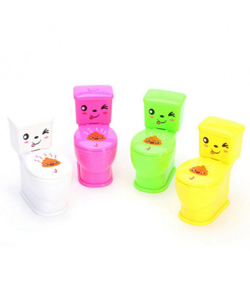 Mini Funny Prank Squirt Spray Water Toilet Closestool Joke Gag Toys Surprise For Kids