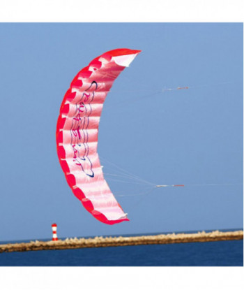 1 4cm Dual Line Parafoil Kite With Flying Tools Power Braid Sailing Kitesurf Sports Beach Kite Outdoor