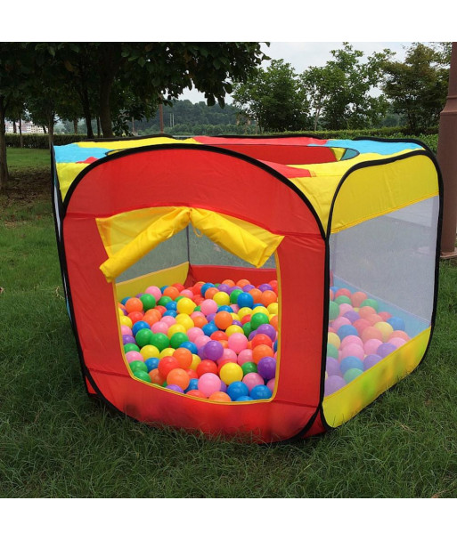 Play House Indoor And Outdoor Easy Folding Ball Pit Hideaway Tent Play Hut Garden Playhouse Kids Tent