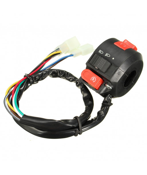 Left Start Kill Onoff Switch For Chinese Atv Quad With 22mm Handlebar 8wires