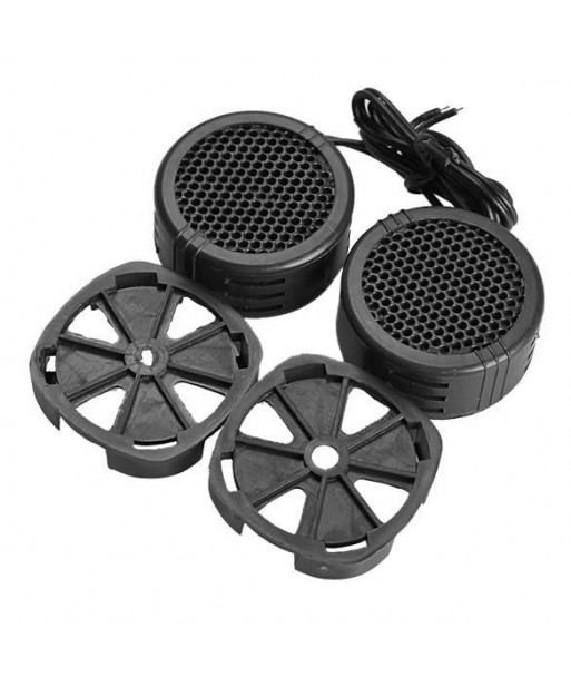 2pcs Universal High Efficiency 2x 500w Car Mini Dome Tweeter Loudspeaker Loud Speaker Super Power Audio