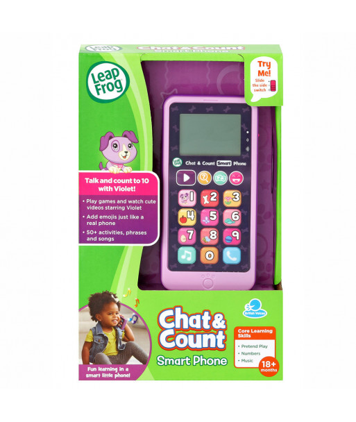 Leapfrog Chat Count Purple Smart Phone