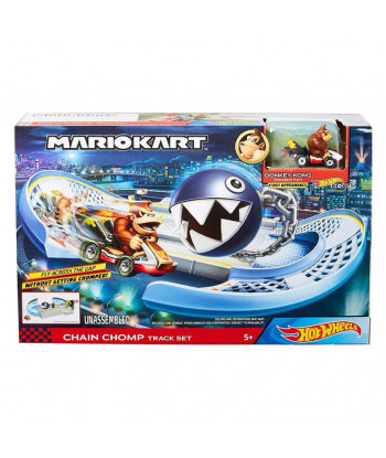 Wheels Mario Kart Chain Chomp Trackset With Donkey Kong