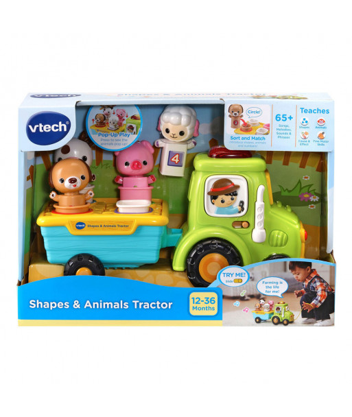 Vtech Shapes Animal Tractor Educational Toy