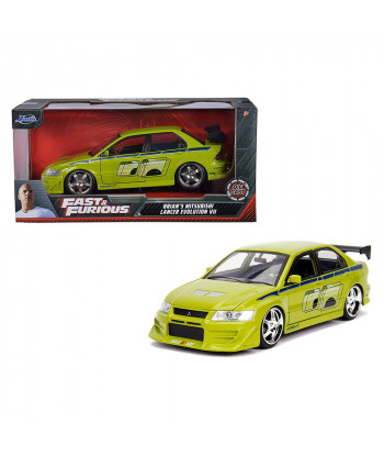 Jada Fast Furious Brians Mitsubishi Lancer Evolution Vii 124 Scale Diecast Vehicle