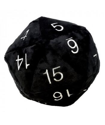 Ultra Pro Jumbo D20 Dice 10 Inch Plush Black