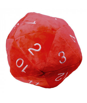 Ultra Pro Jumbo D20 Dice 10 Inch Plush Red