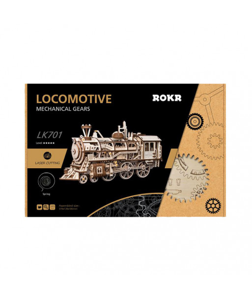 Rokr Mechanical Gears Locomotive