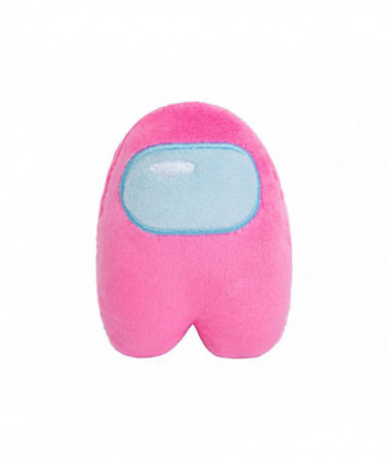 10cm Among Us Plush Soft Stuffed Musical Game Squeeze Plush Pink