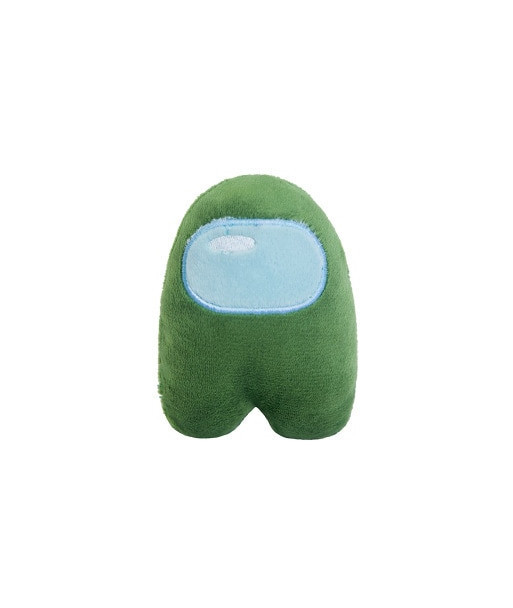 10cm Among Us Plush Soft Stuffed Musical Game Squeeze Plush Dark Green