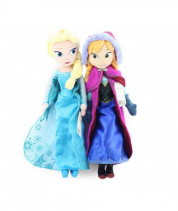 40cm 2pcs Lot Plush Doll Toys Unique Cute Girls Toys Princess Anna & Elsa Doll Girl Birthday Pelucia Boneca Juguetes