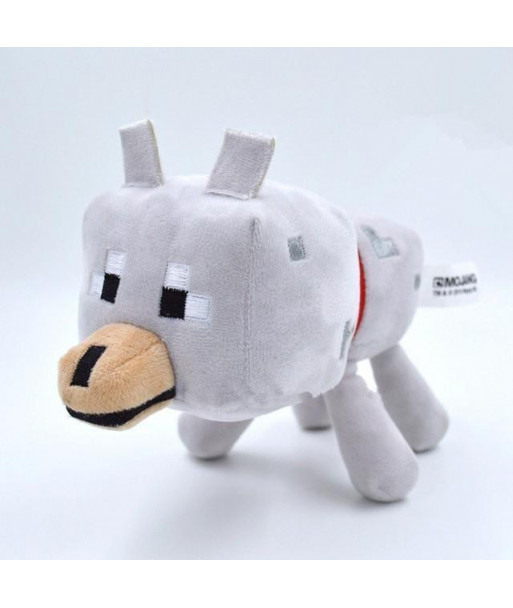 23cm Minecraft Wolf Plush Toys Stuffed Animal Minecraft Plush