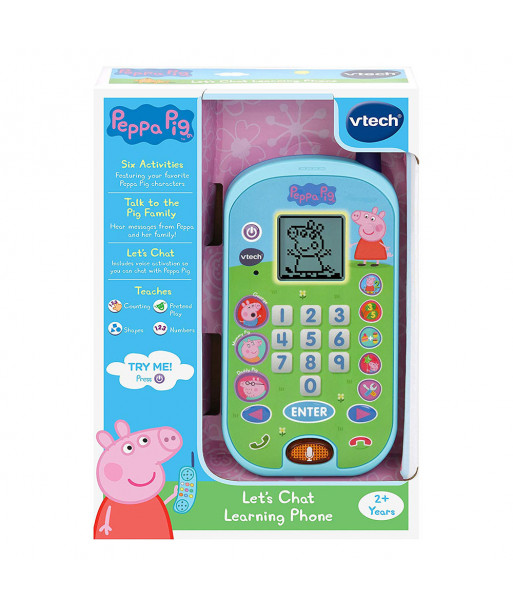 Vtech Peppa Pig Lets Chat Learning Phone